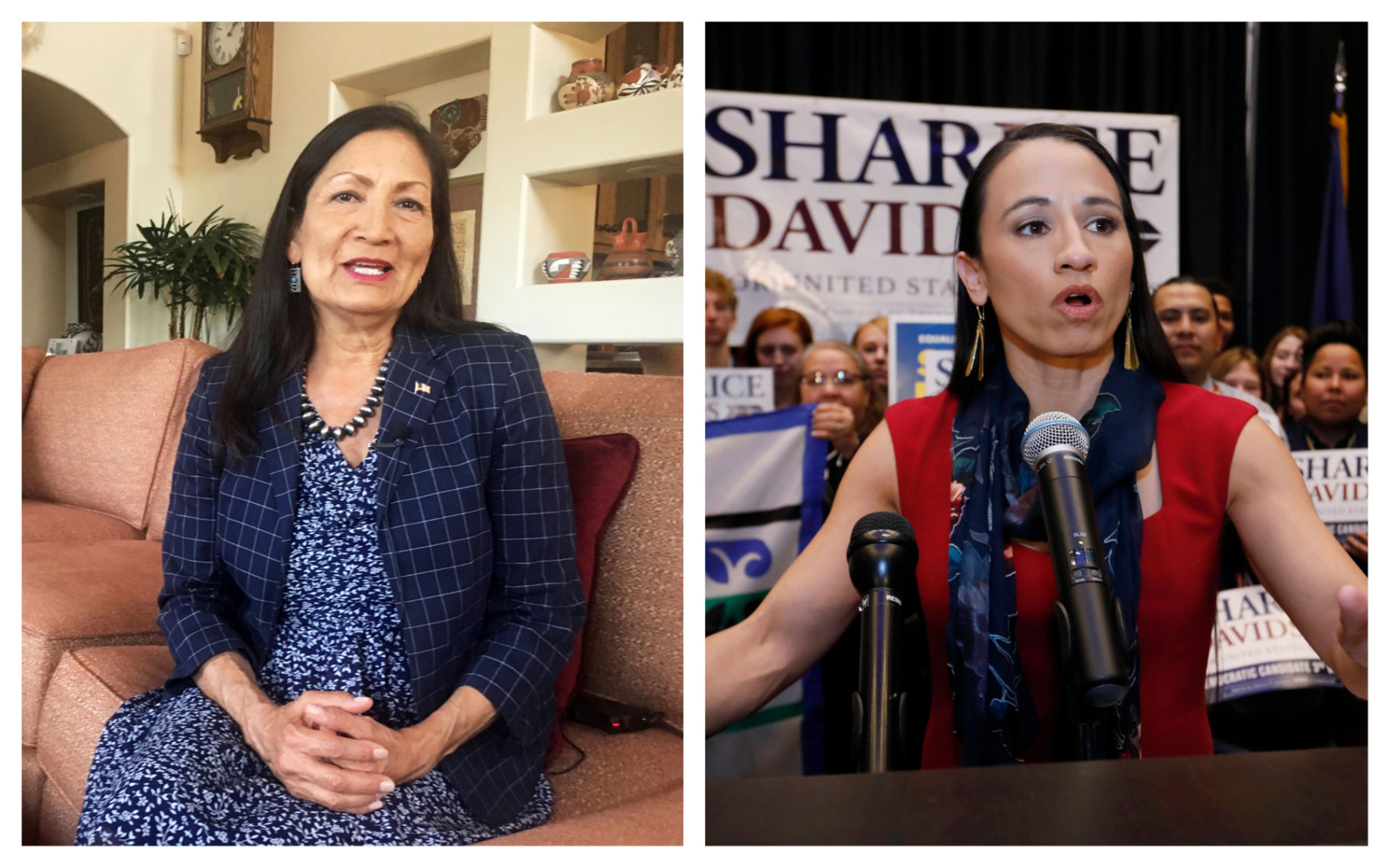 Deb Haaland and Sharice Davids